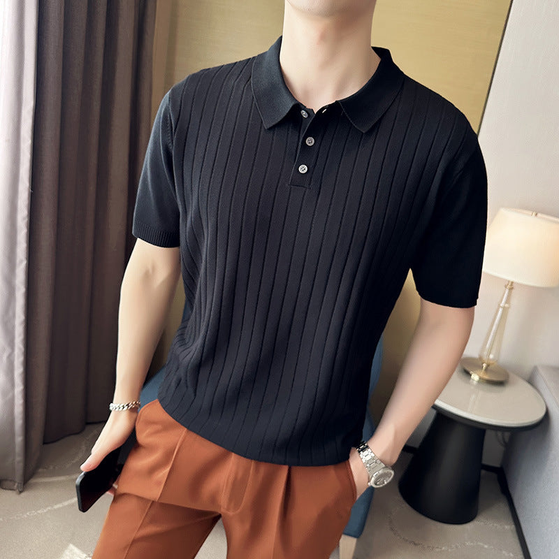 Men's Polo T-shirt Lapel Style