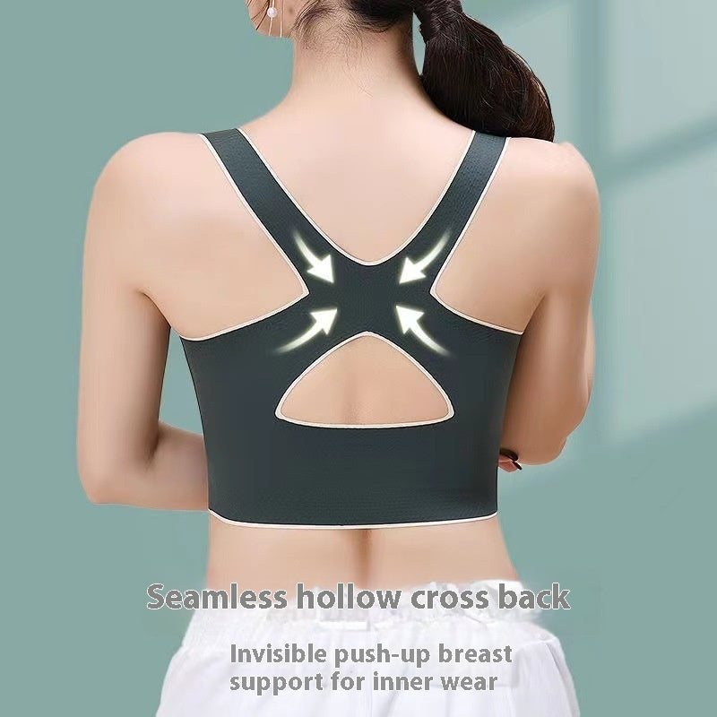 Cross Side Buckle Sports Bra