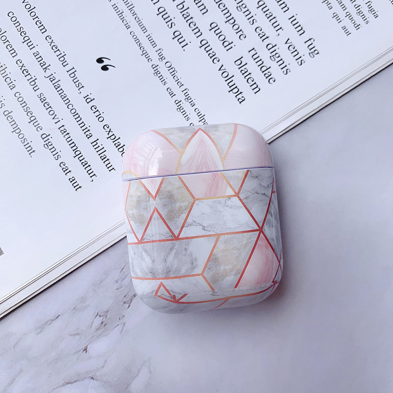 Luxury White Marble AirPods Case