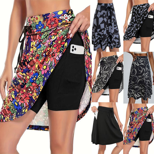 Women's Printed Two-piece Shorts