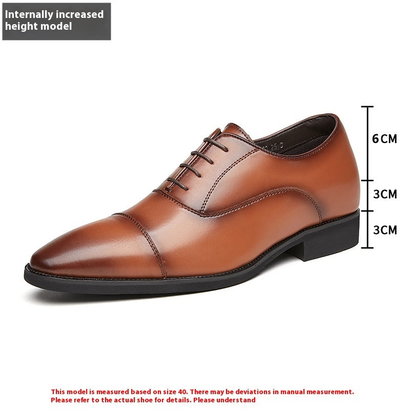 New Height Increasing Insole Oxford Shoes