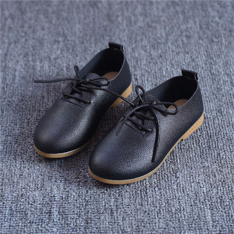 Girls Elegant Lace-up Shoes