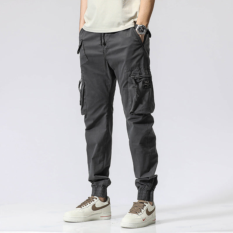 Men's Pure Cotton Multi-pocket Pants