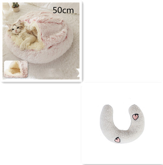 Pet Dog And Cat Bed Round