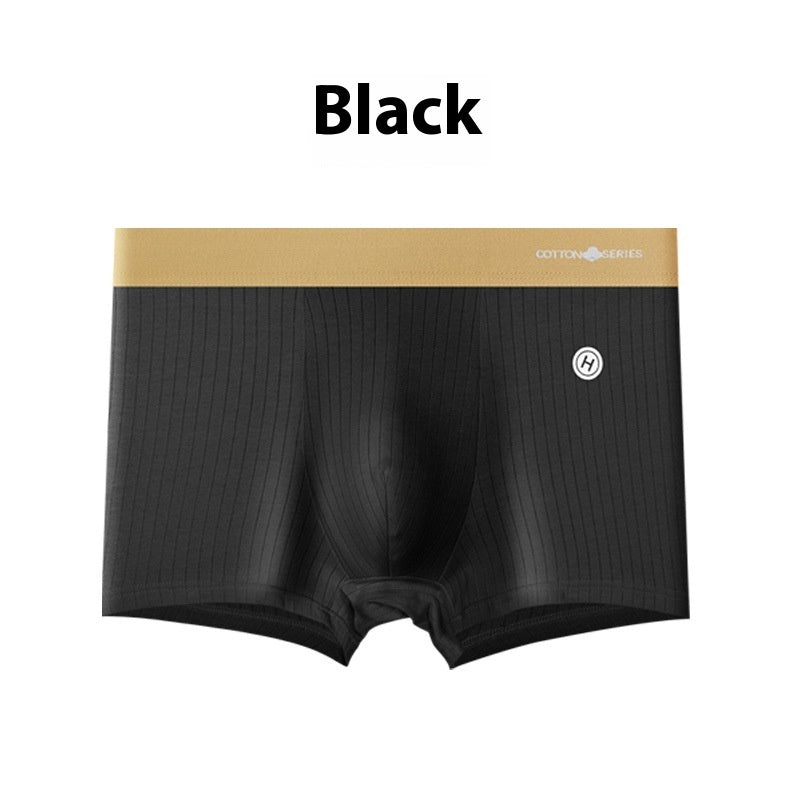 Men's Antibacterial Seamless Cotton Underwear