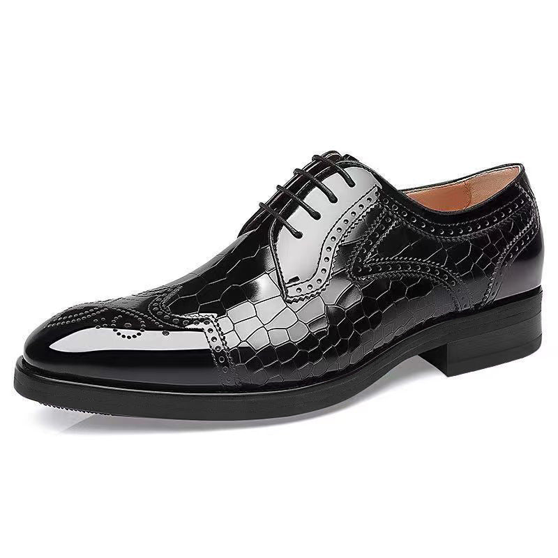 Men's Business Oxford Shoes - PU Leather Low Top