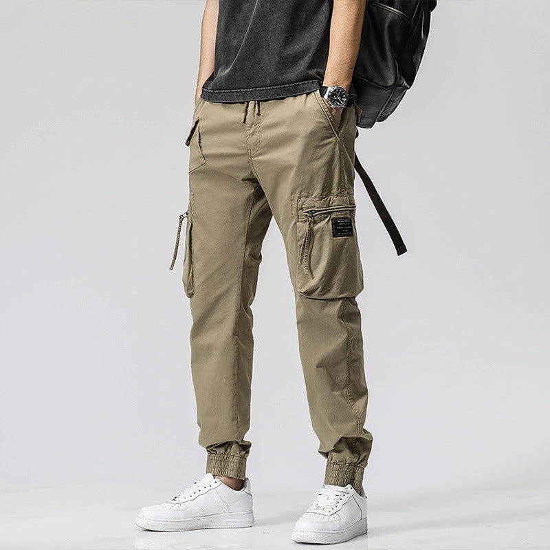 Men's Pure Cotton Multi-pocket Pants