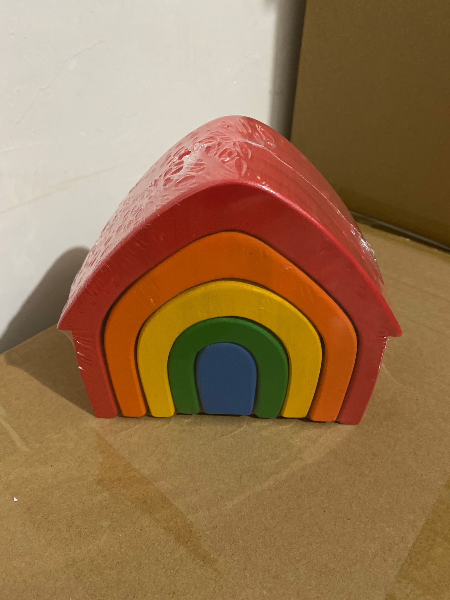 Jigsaw Puzzle Rainbow Building Blocks