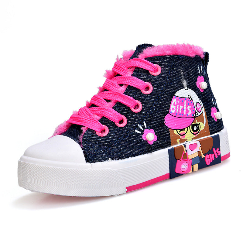 Girls' Canvas Sneakers