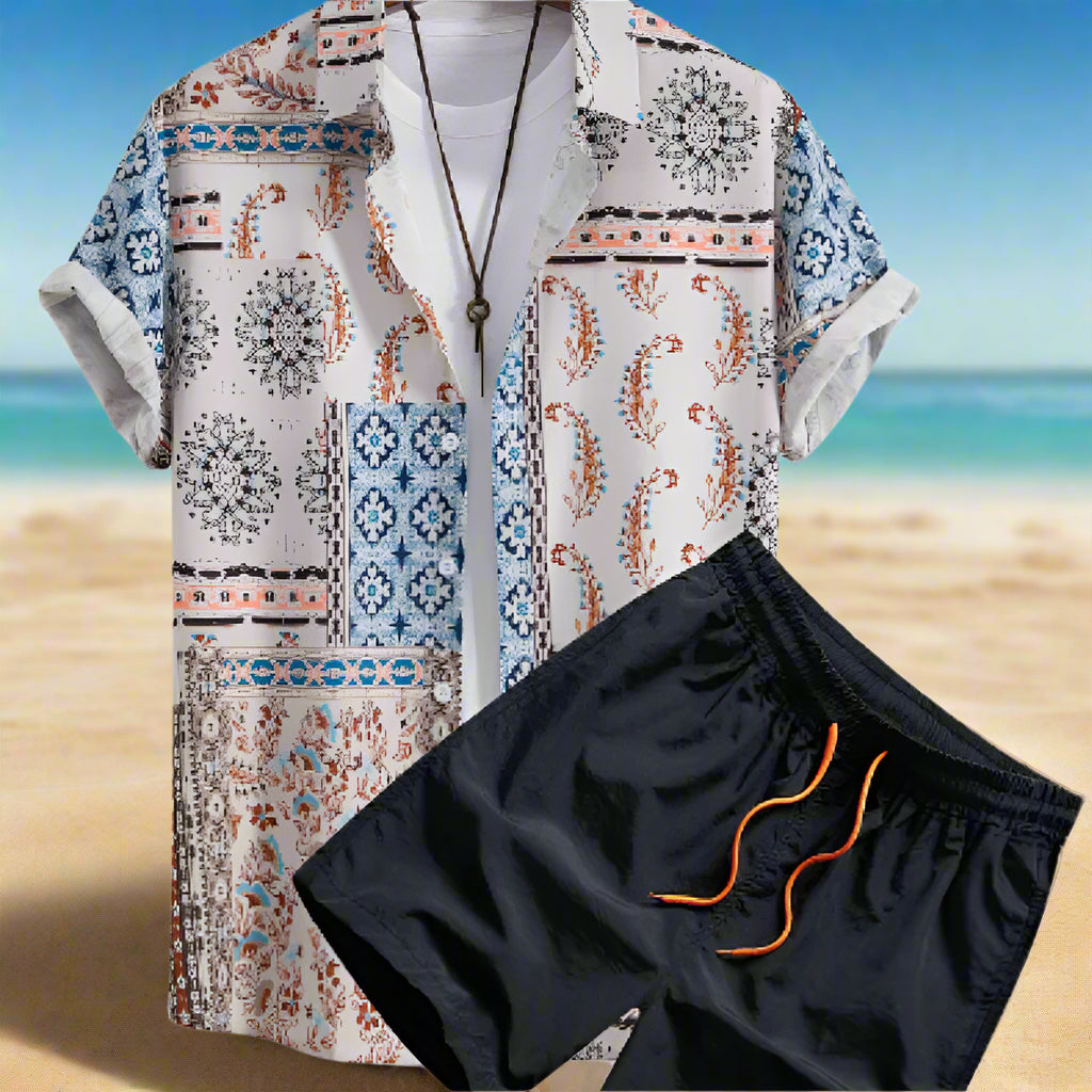 Men's Casual Suit Digital Printing hoozimstyle.com