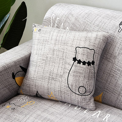 Printed Sofa Cushion and Sofa Cover