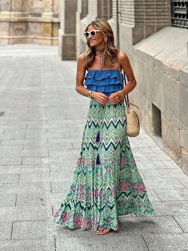 Women's Fashion Casual Long Swing Dress