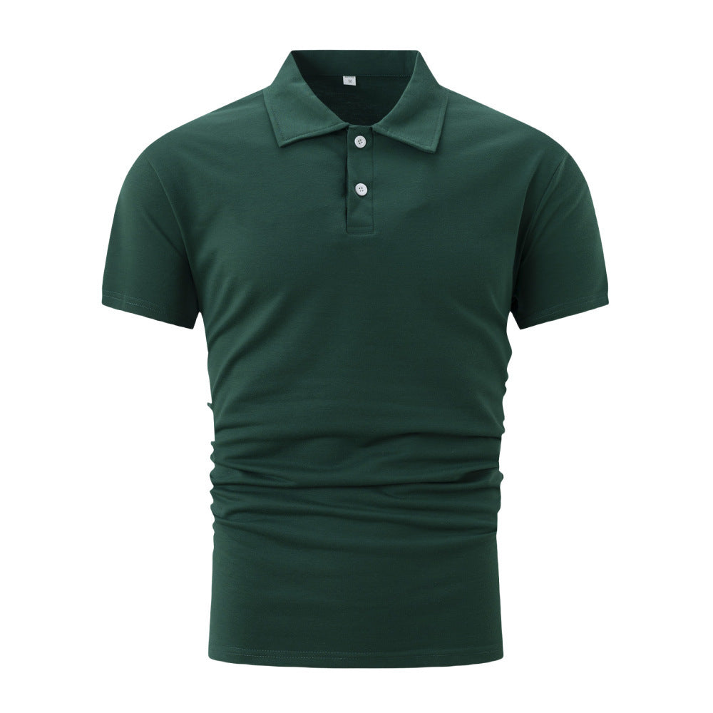 Men's Plain Short Sleeve Polo