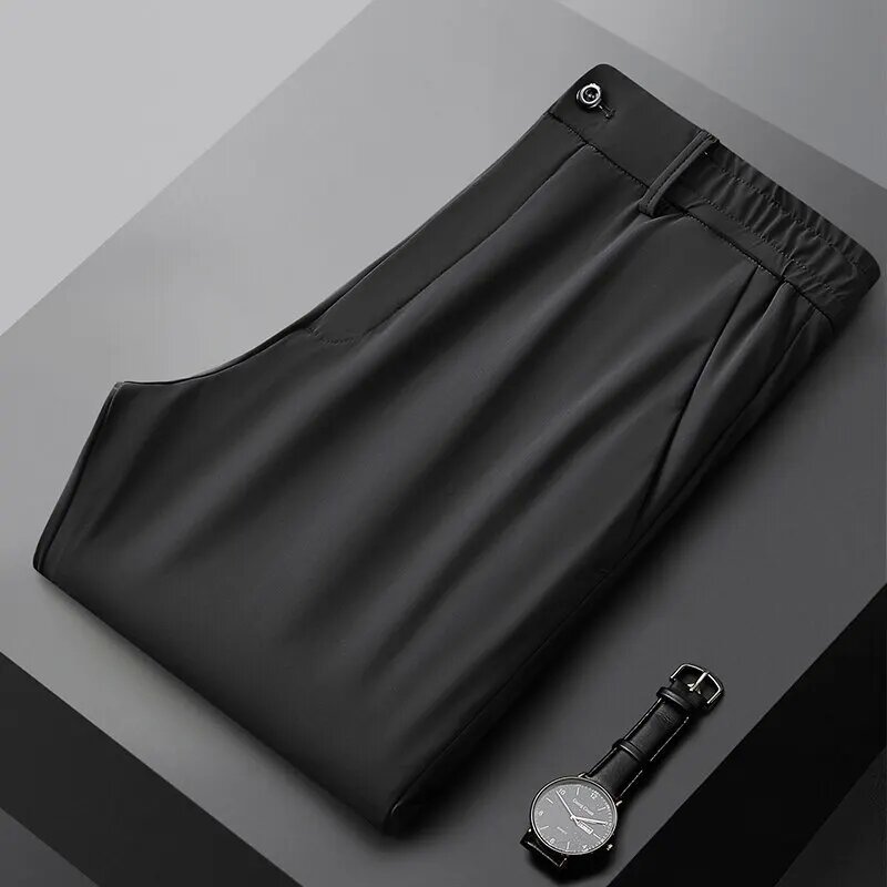 Men's Thin Business Stretch-fit Pants