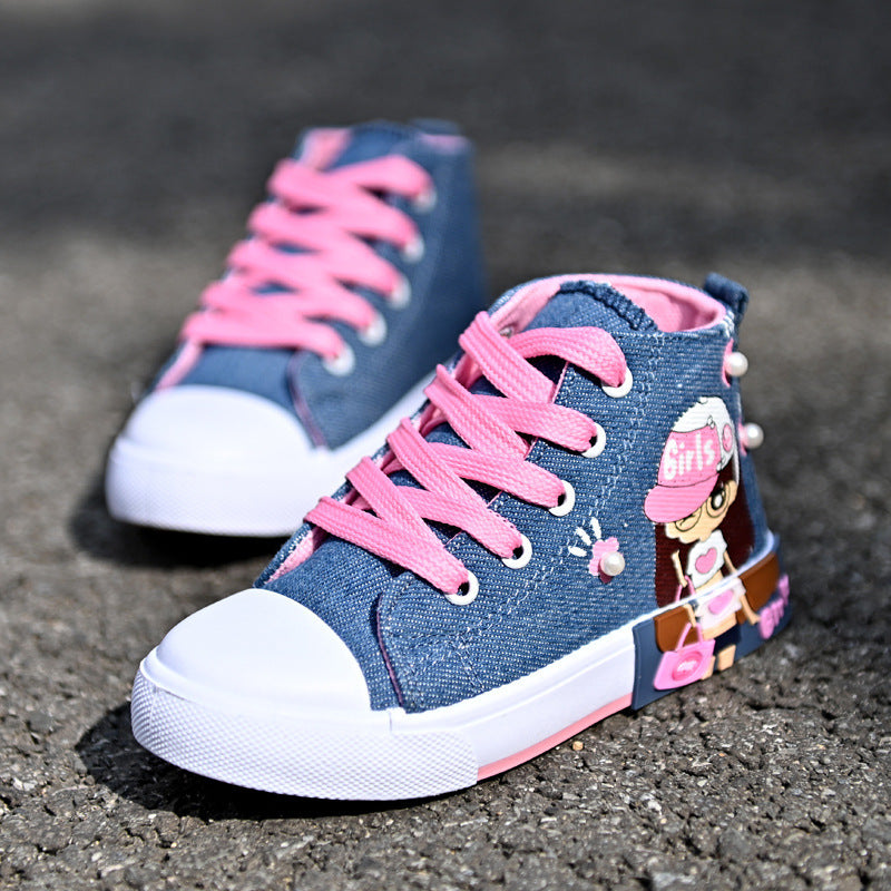 Girls' Canvas Sneakers