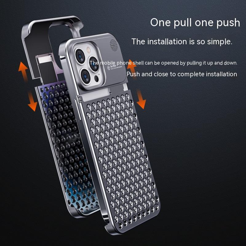 Aluminum Alloy Aromatherapy Mobile Phone Case