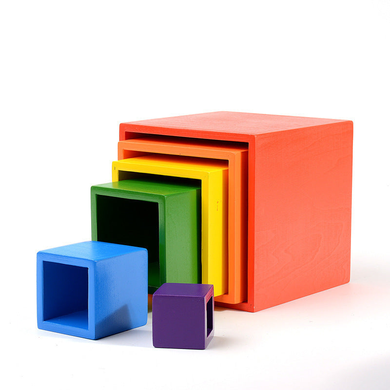 Jigsaw Puzzle Rainbow Building Blocks