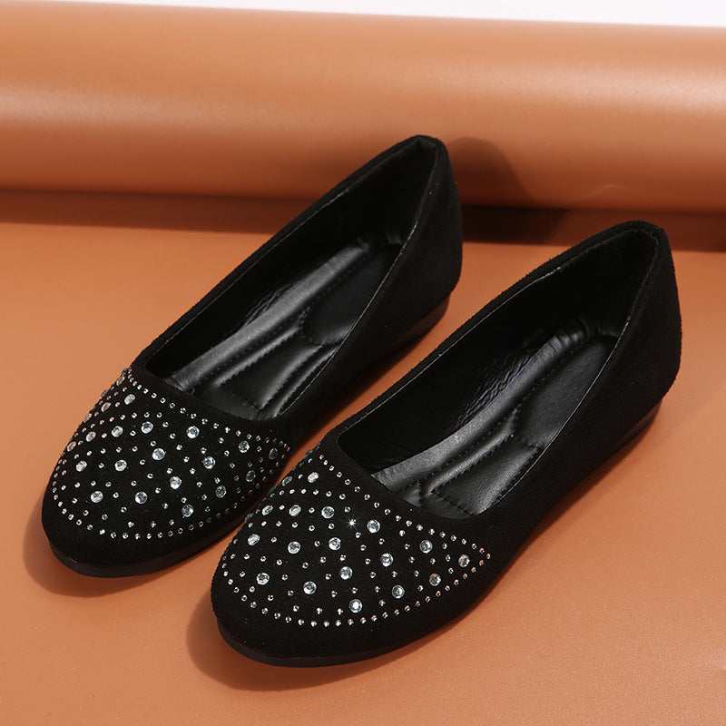 Rhinestones Casual Loafers