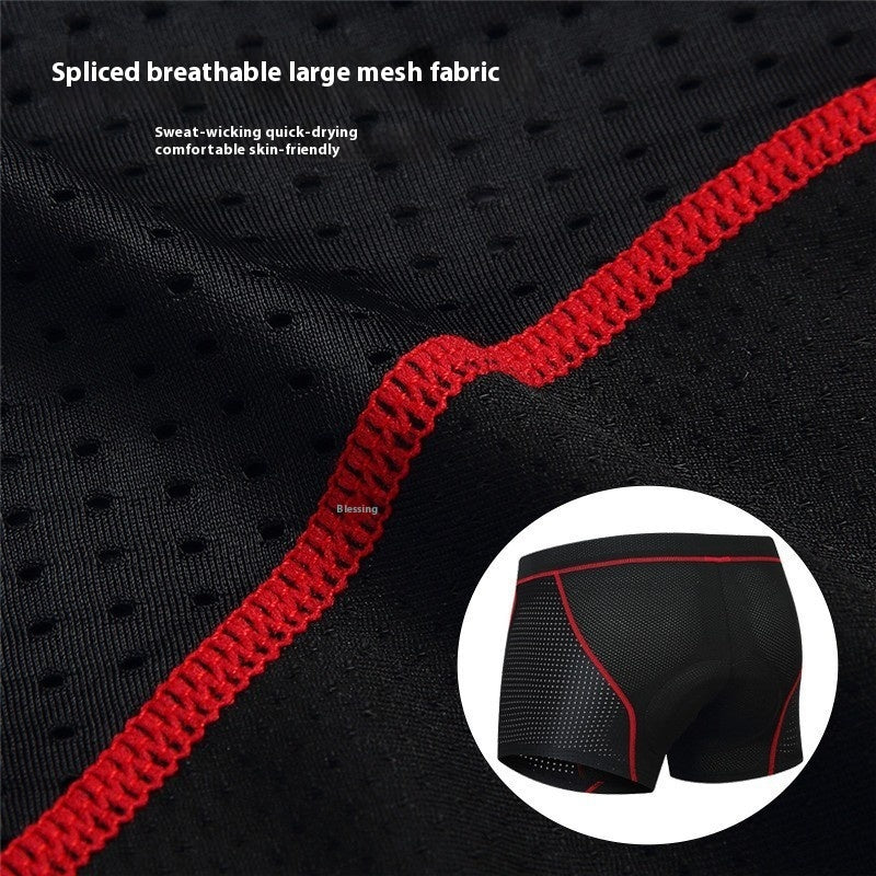 Thickened Shock-absorbing Silica Gel Pad Cycling Shorts