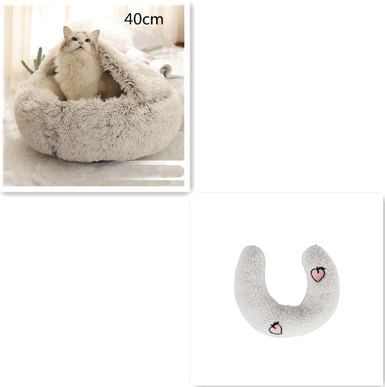 Pet Dog And Cat Bed Round