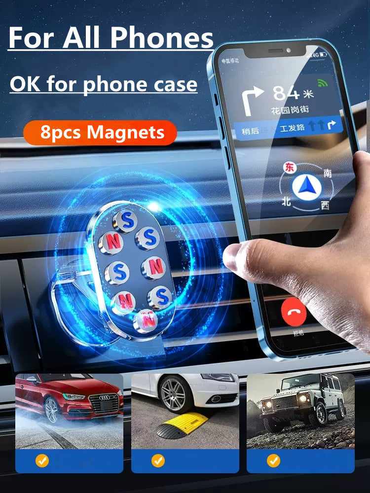 Versatile Magnetic Car Phone Holder