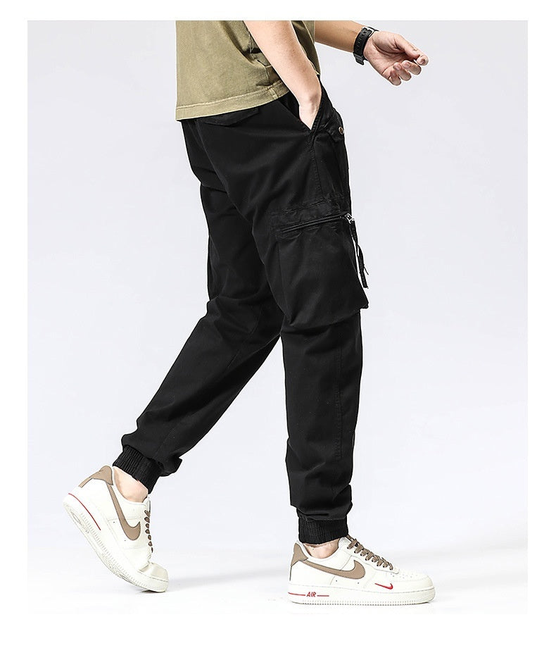 Men's Pure Cotton Multi-pocket Pants