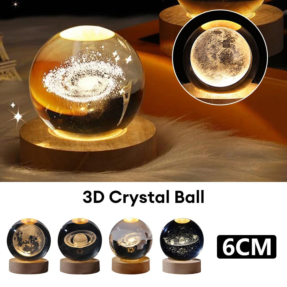 3D Planetary Design Night Lamp