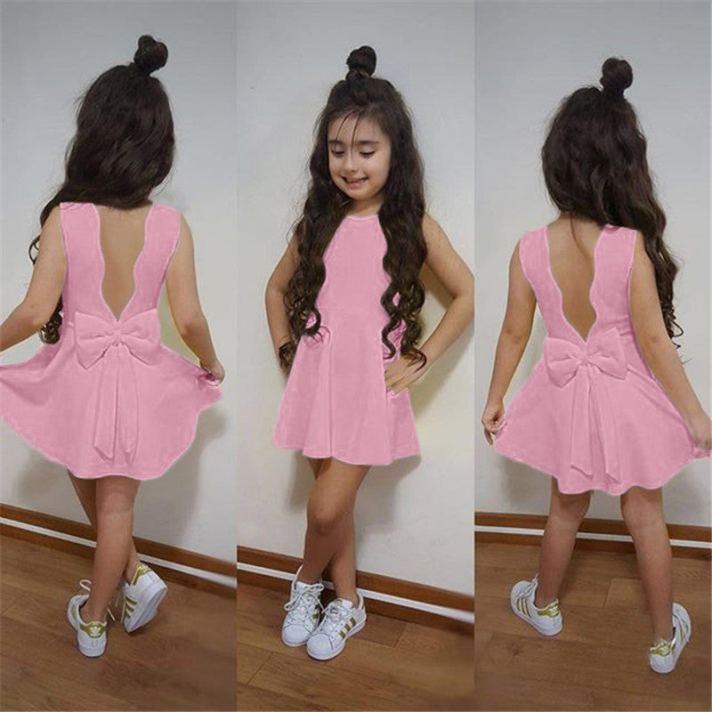 Adorable Baby Girls' Sleeveless Dress