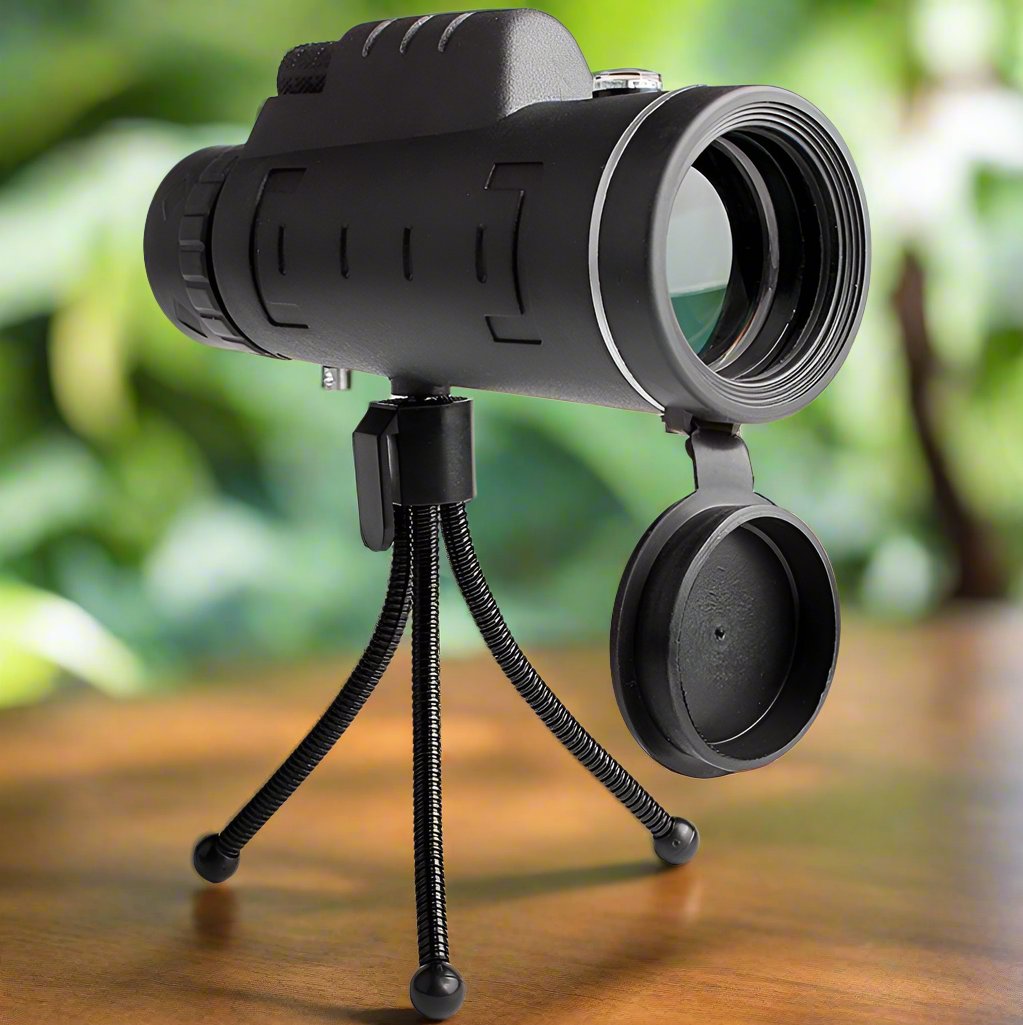 Monocular Telescope with Compass Tripod hoozimstyle.com