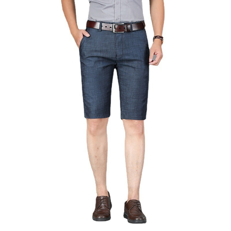 Men's Loose Thin Denim Shorts