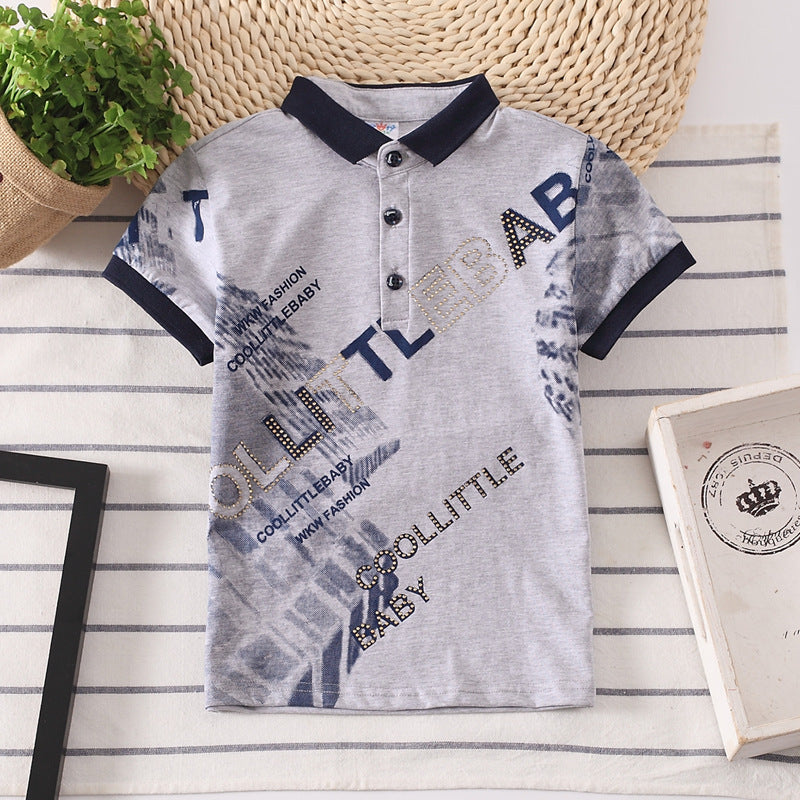 Boys' Short Sleeve Cotton Shirt