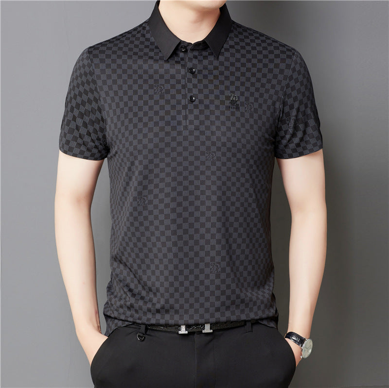 Men's High Elasticity Ice Silk T-Shirt