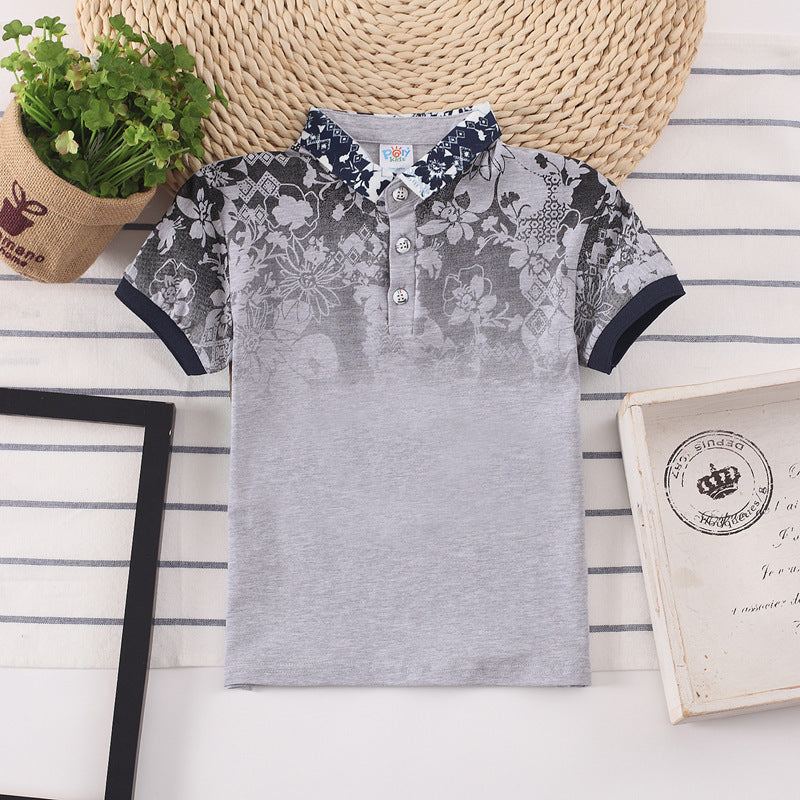 Boys' Short Sleeve Cotton Shirt