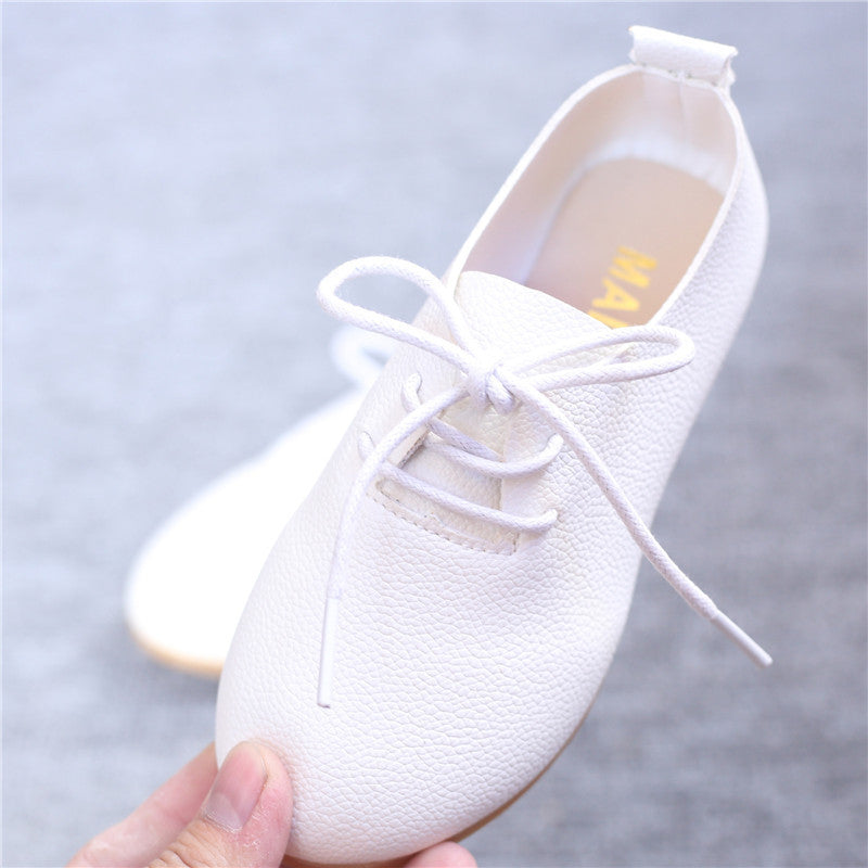 Girls Elegant Lace-up Shoes