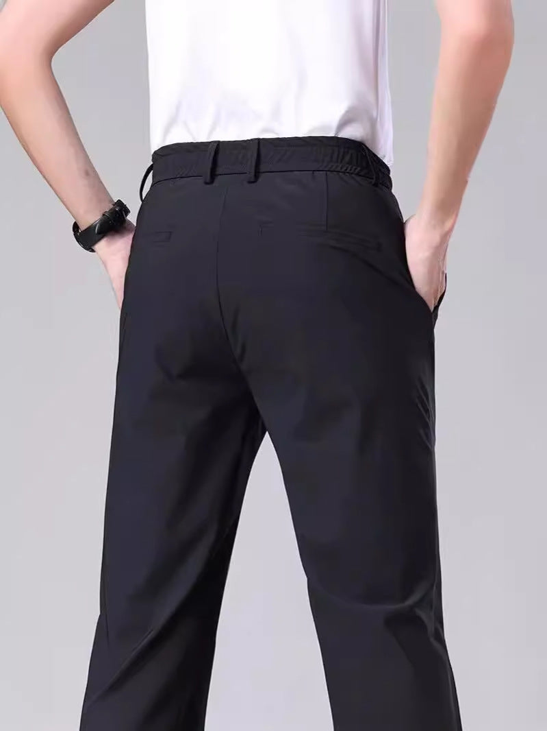 Men's Thin Business Stretch-fit Pants