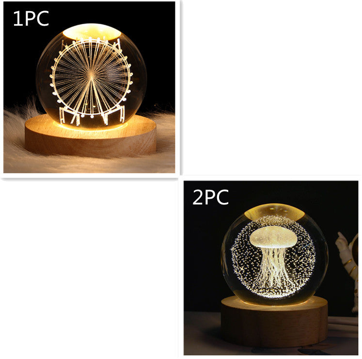 3D Planetary Design Night Lamp