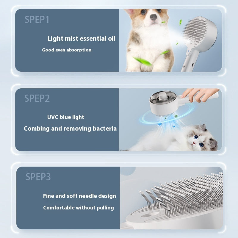 Pets Sterilization Spray Hair Comb