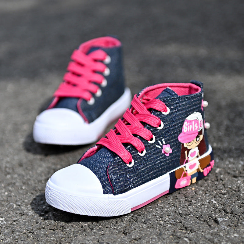 Girls' Canvas Sneakers