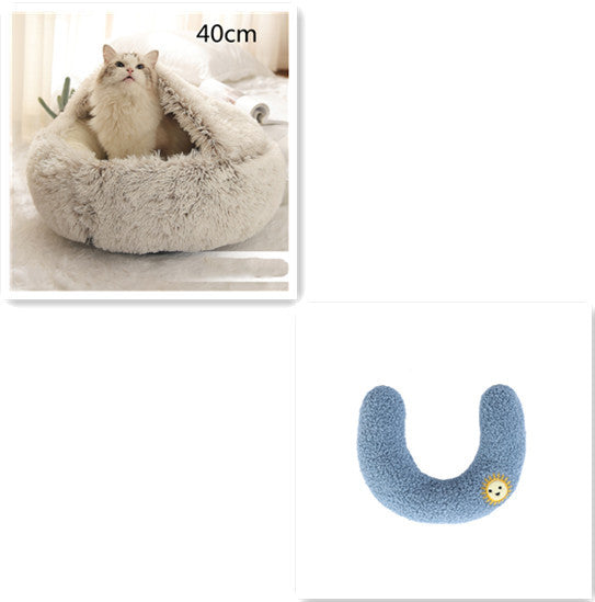 Pet Dog And Cat Bed Round