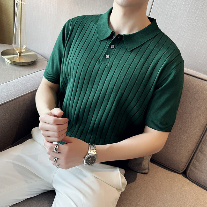 Men's Polo T-shirt Lapel Style