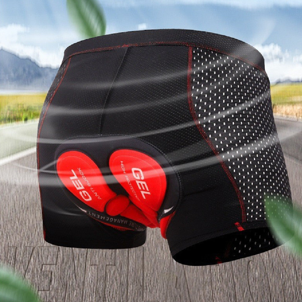 Thickened Shock-absorbing Silica Gel Pad Cycling Shorts