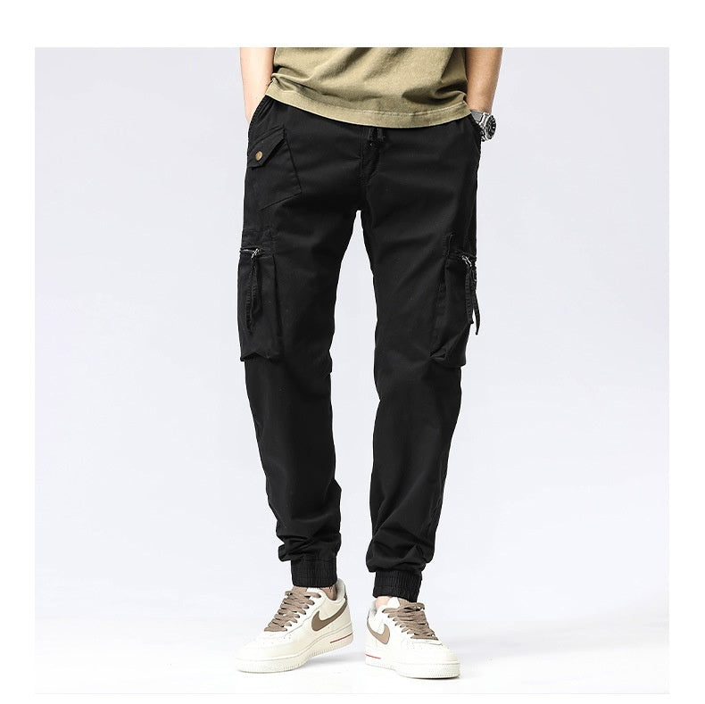 Men's Pure Cotton Multi-pocket Pants