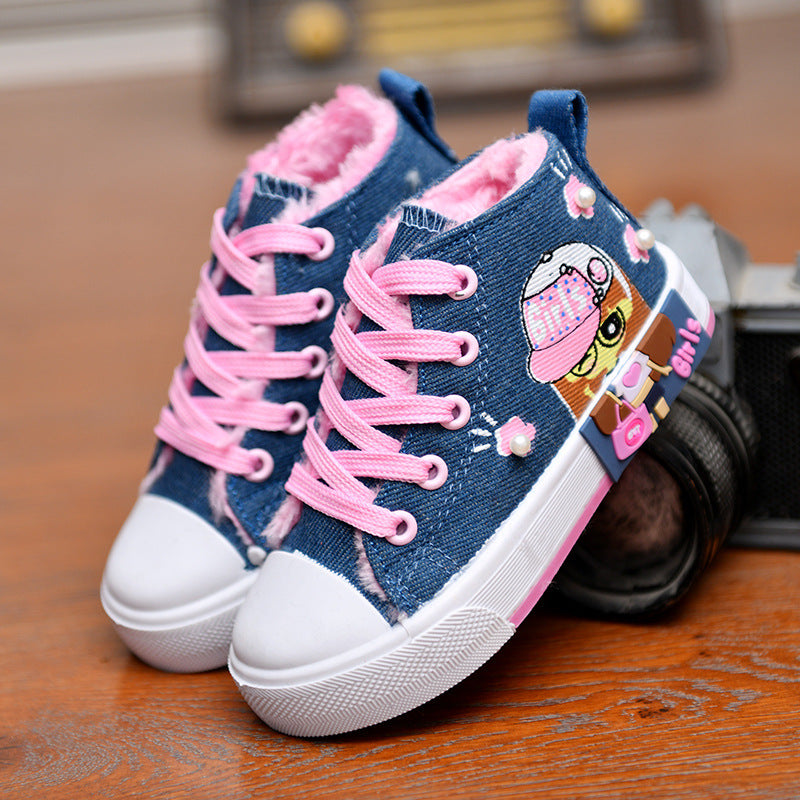 Girls' Canvas Sneakers