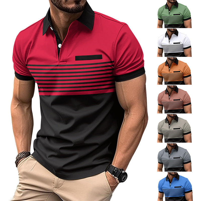 Men's Casual Striped Shirt