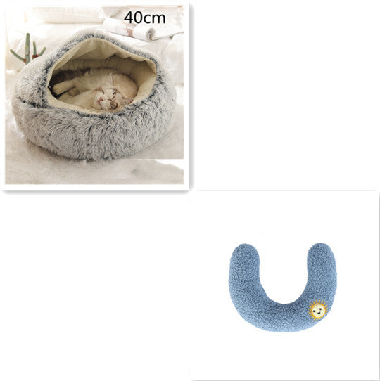 Pet Dog And Cat Bed Round