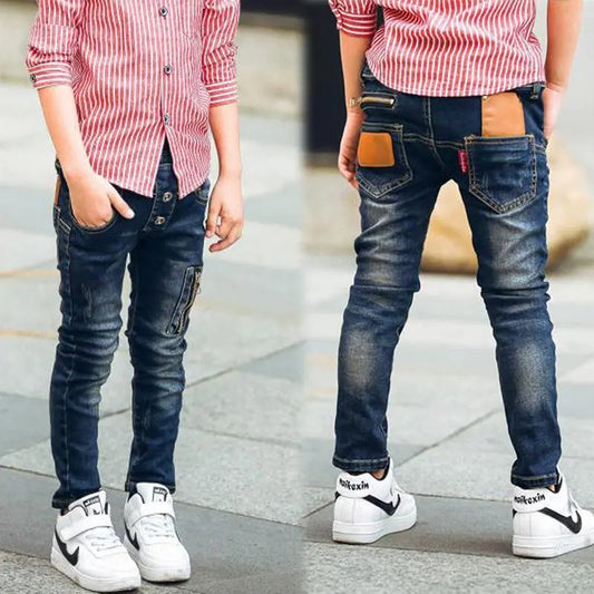 Boys Stretch Denim Pants – Comfortable & Stylish Hoozim Style