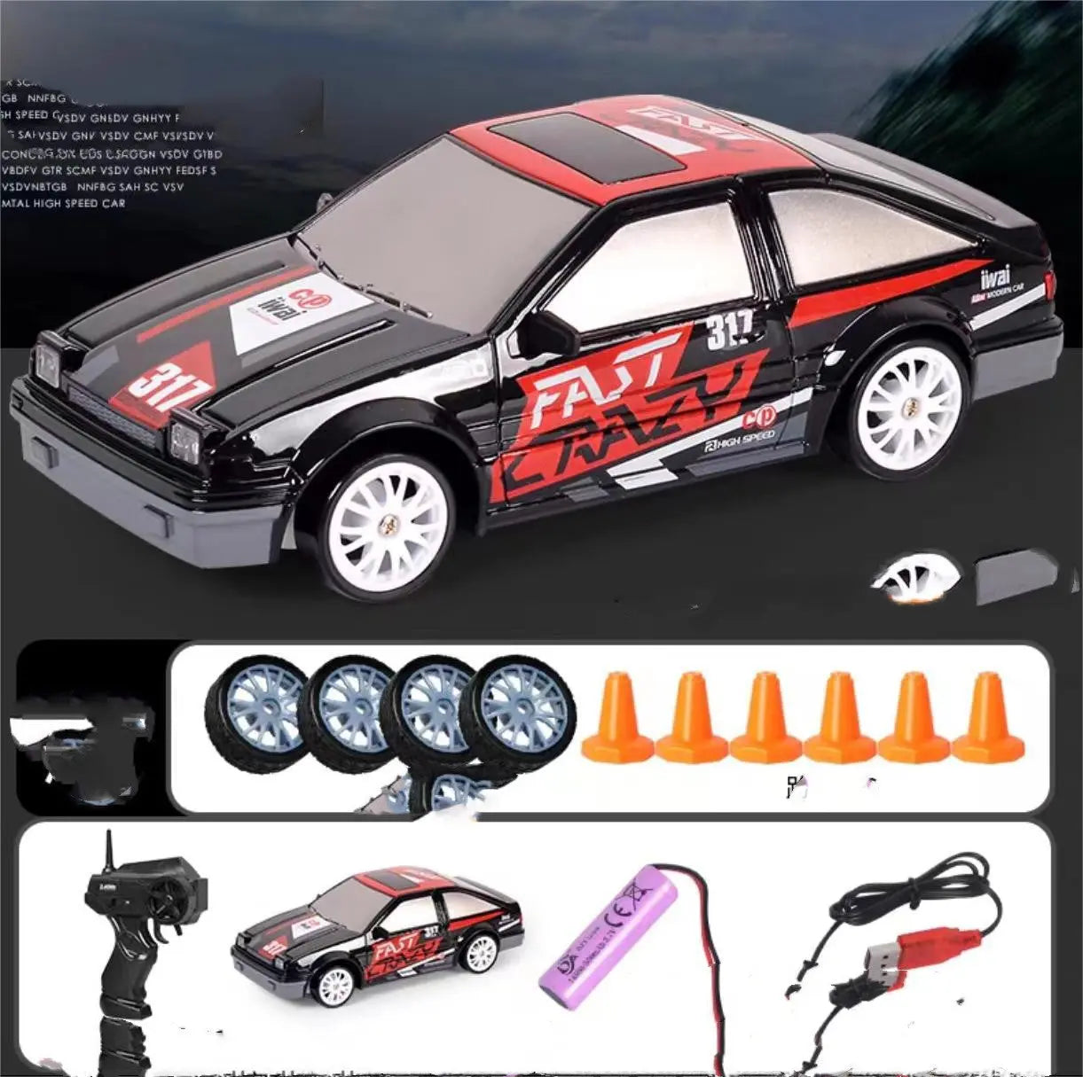 Drift RC Car 4WD Racing Car Hoozim Style