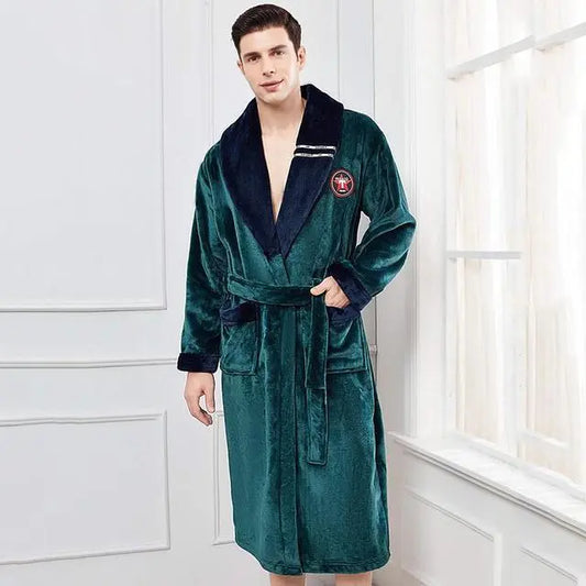 Elegant Winter Robe Gown Unisex Hoozim Style