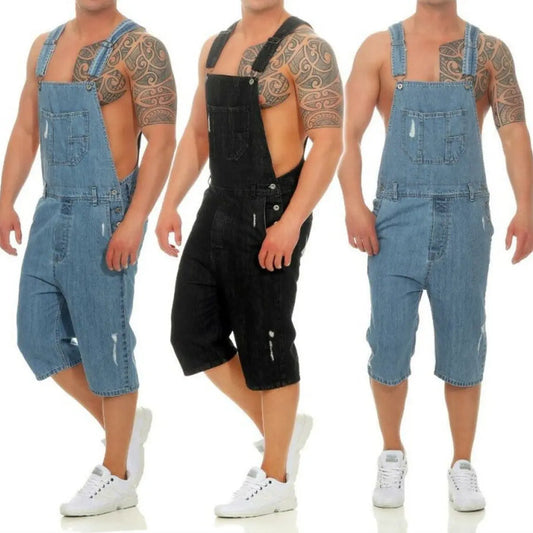 Men's Denim Suspenders Hoozim Style