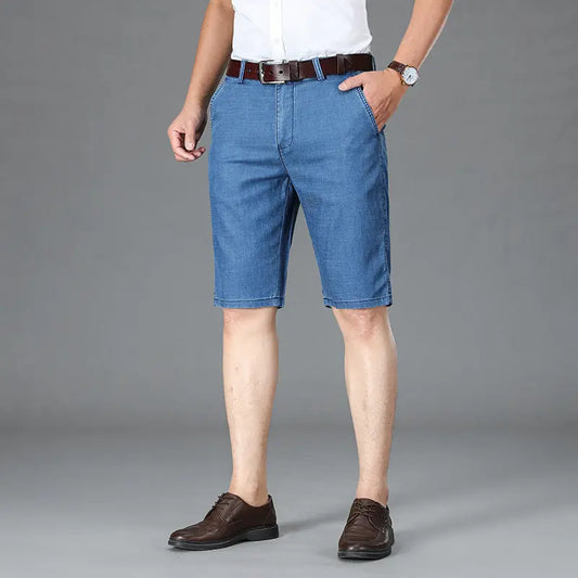 Men's Loose Thin Denim Shorts Hoozim Style